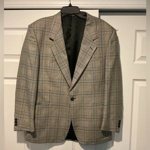 Versace Classic V2 Vintage Men’s Wool Silk Tweed Black Sport Coat Jacket sz 52